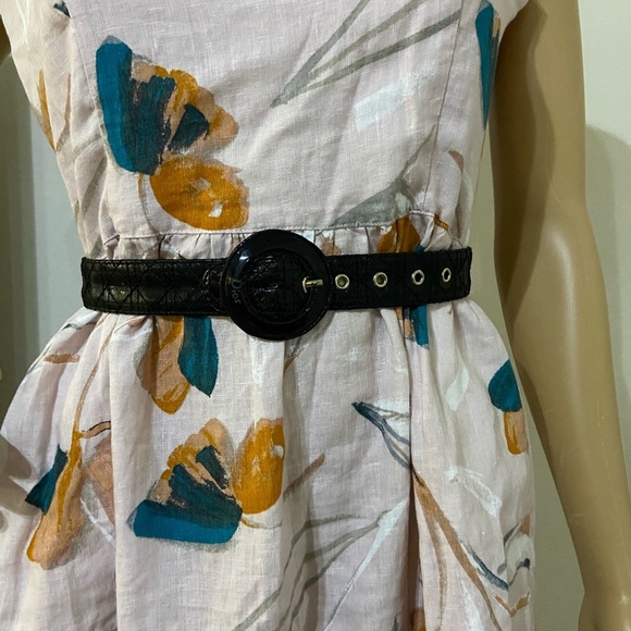 CHRISTIAN DIOR Vintage Patent Quilted Belt - Picture 3 of 15